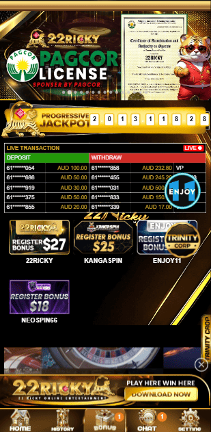 22 Ricky login